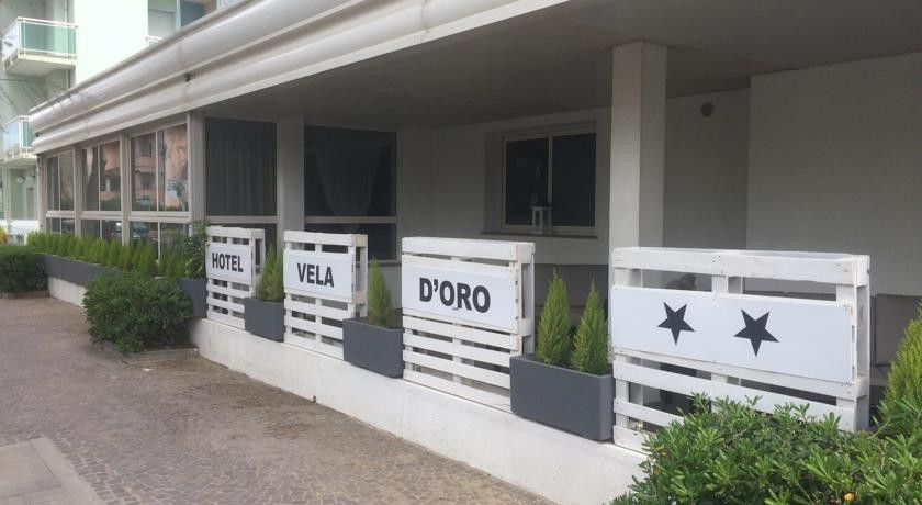 Hotel Vela D'Oro Riccione Exteriör bild