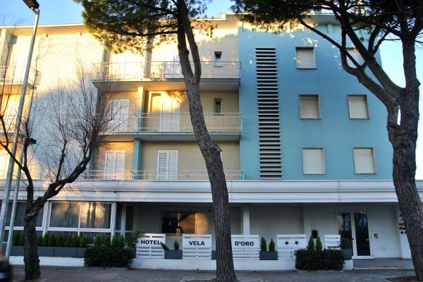 Hotel Vela D'Oro Riccione Exteriör bild